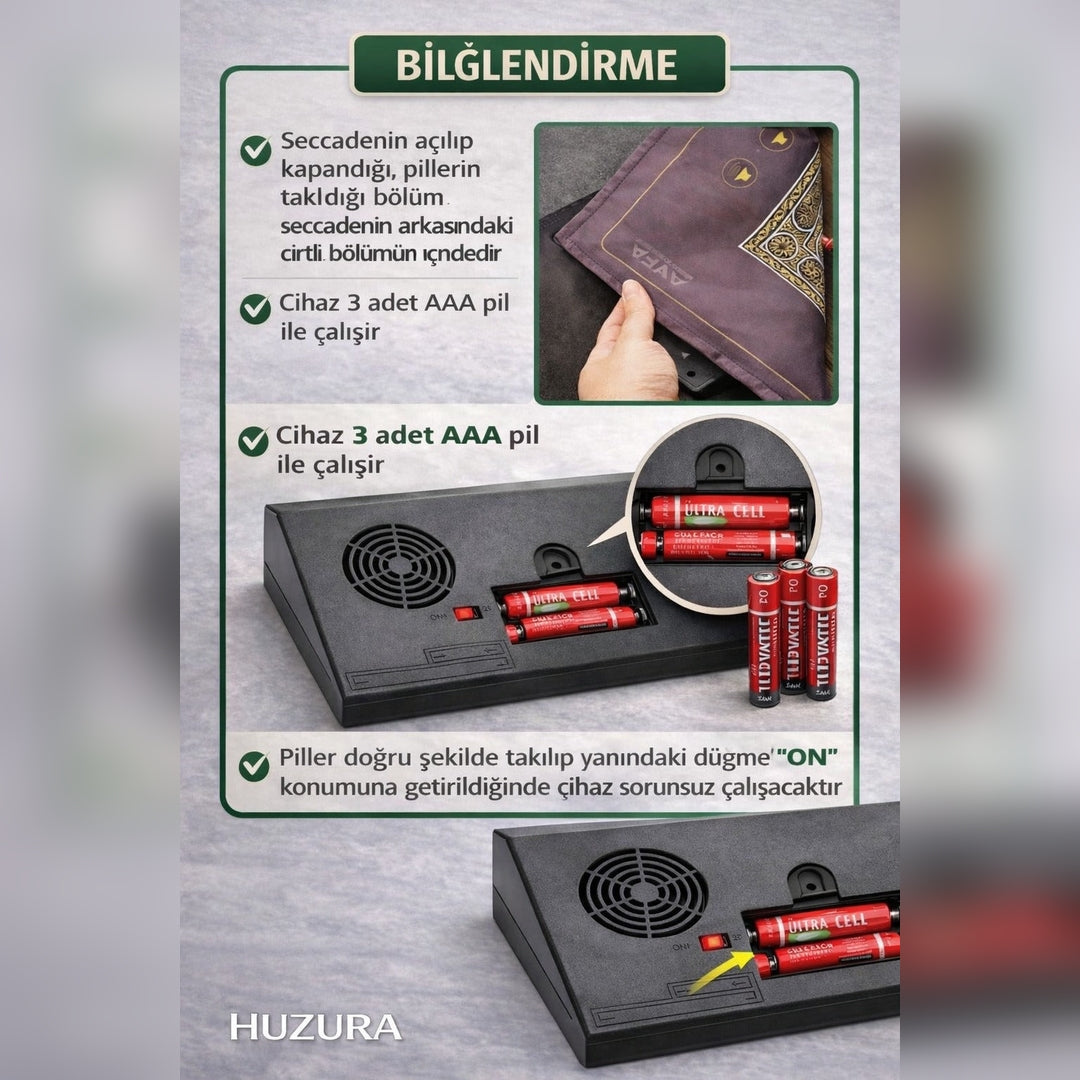 Huzura Akıllı Seccade